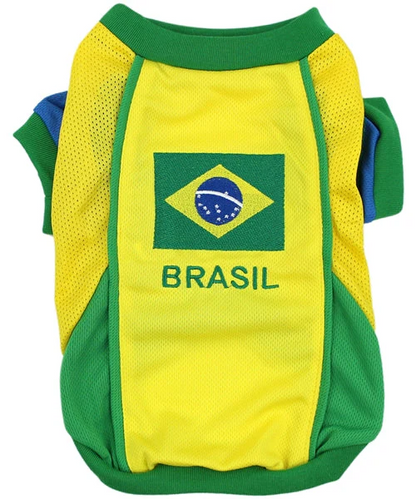 Parisian Pet Team Brazil Dog Jersey