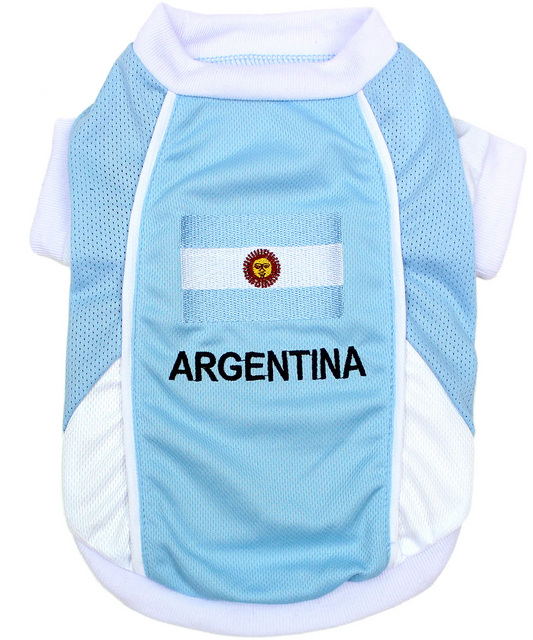 Parisian Pet Team Argentina Dog Jersey
