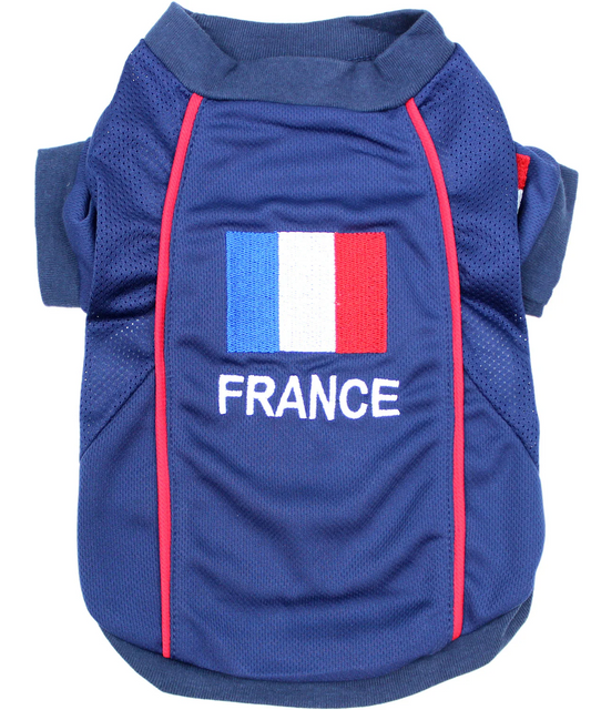 Parisian Pet Team France Dog Jersey
