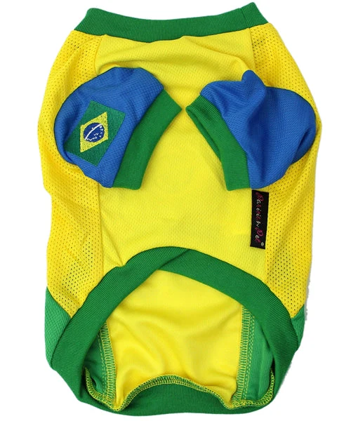 Parisian Pet Team Brazil Dog Jersey