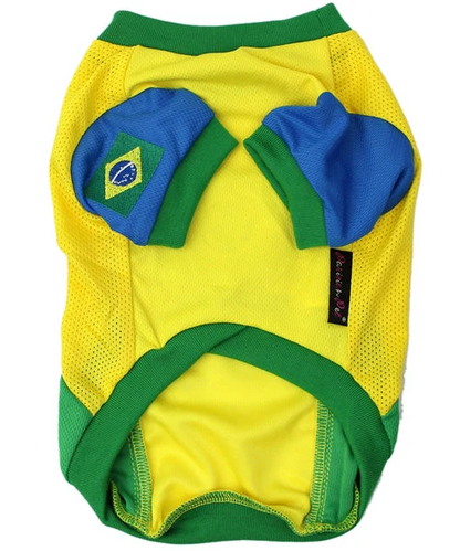 Parisian Pet Team Brazil Dog Jersey