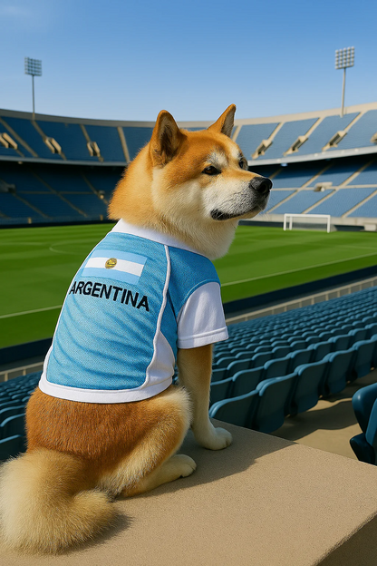 Parisian Pet Team Argentina Dog Jersey