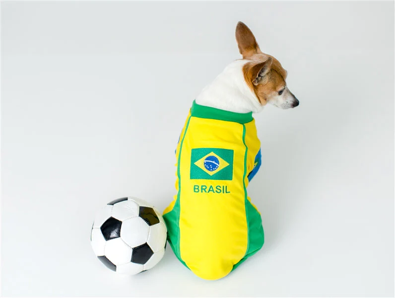 Parisian Pet Team Brazil Dog Jersey