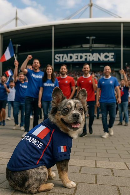 Parisian Pet Team France Dog Jersey