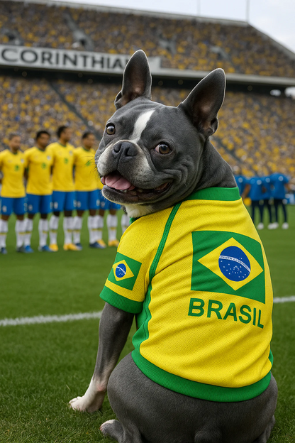 Parisian Pet Team Brazil Dog Jersey