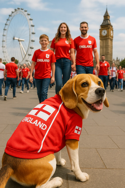 Parisian Pet Team England Dog Jersey